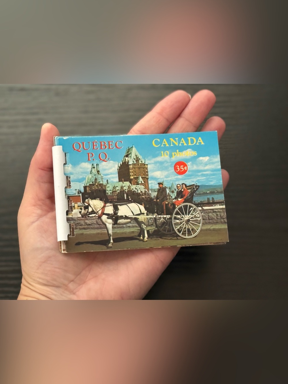 Vintage Souvenir Photo Book of “Quebec P. Q. Canada” (10) Photos